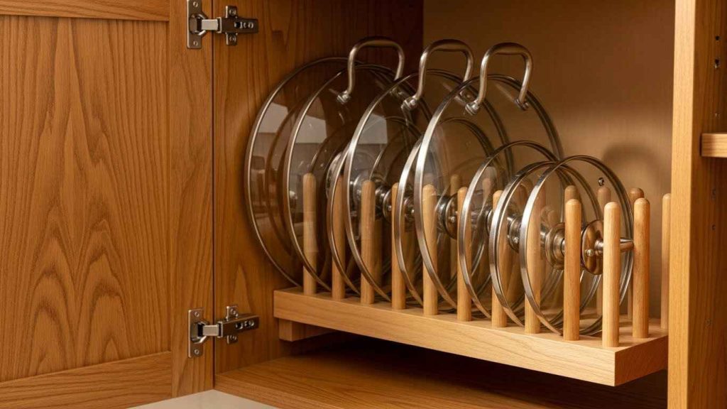 Create a Custom Pan Lid Holder