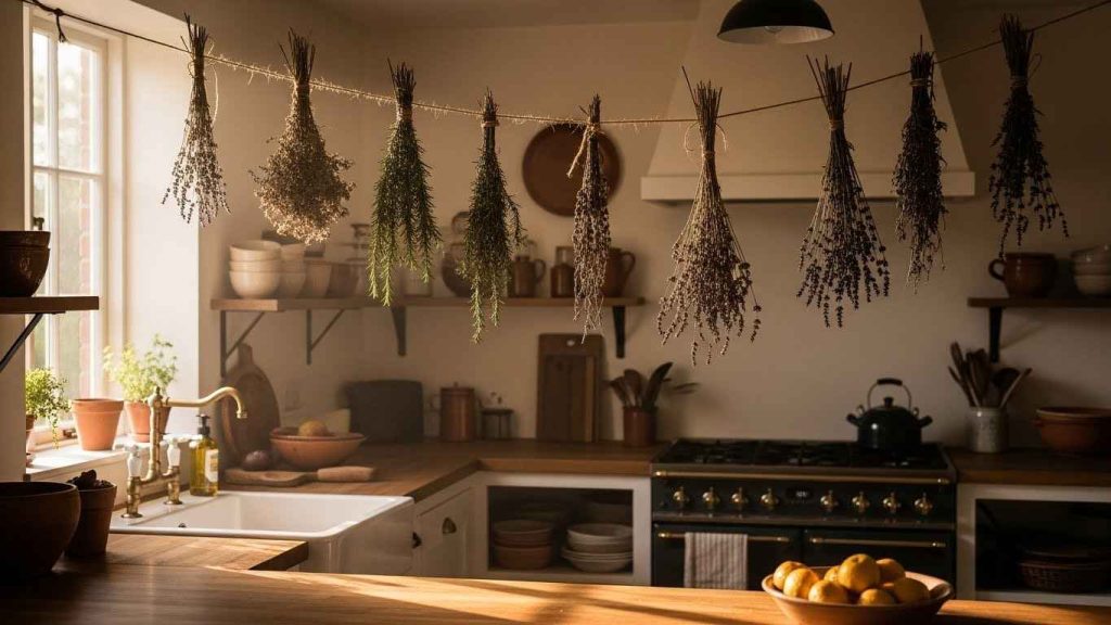 Create a Hanging Herb Drying Line