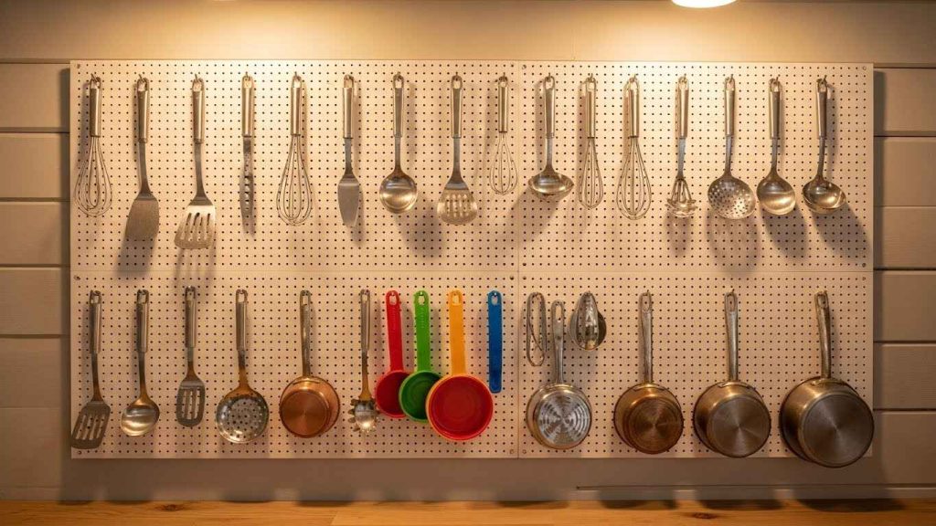 Create a Pegboard Wall Organizer
