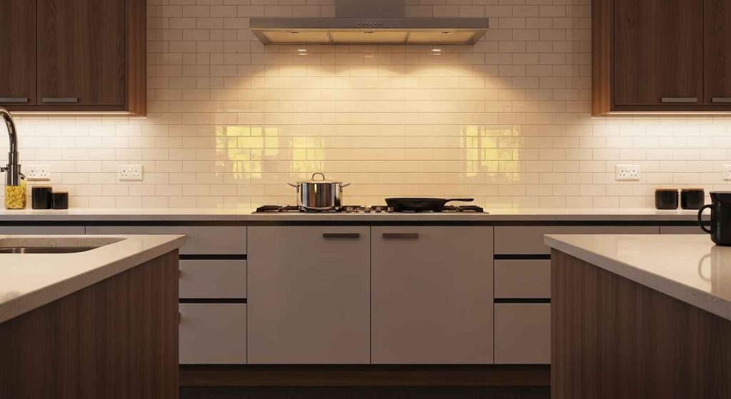 Creative and Cohesive Backsplash