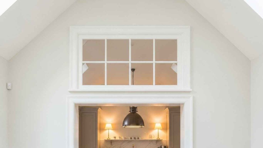 Crisp White Transom Additions
