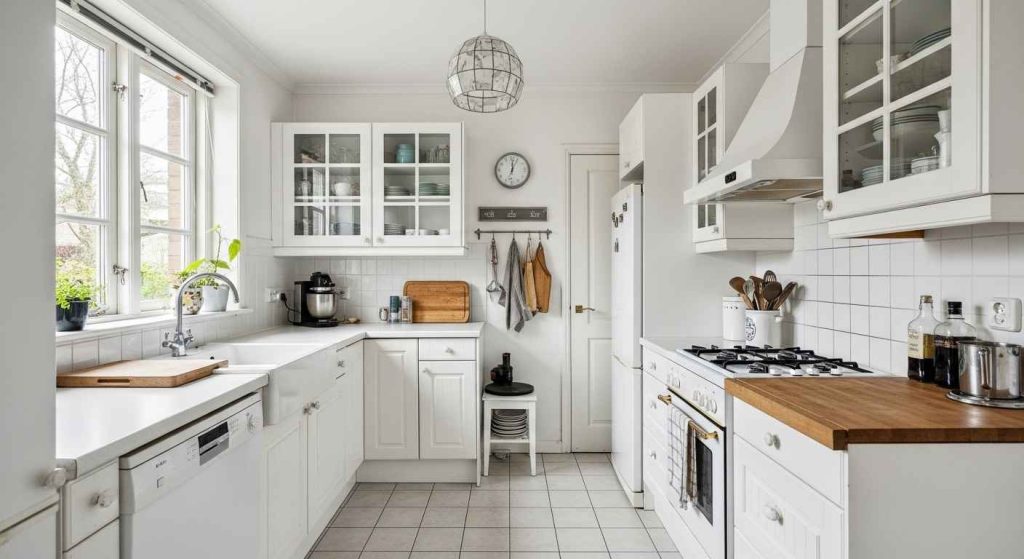 Crisp White on White Scheme