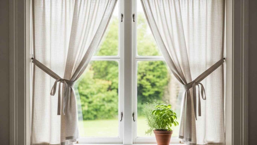 Curtains for a Soft Frame