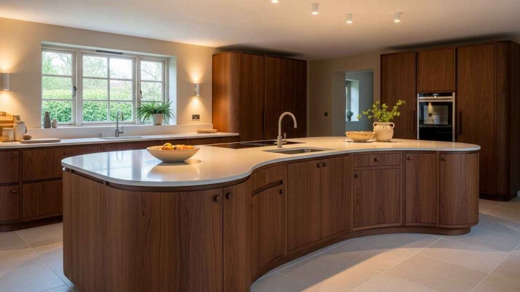 Curved Cabinets for Soft Edges