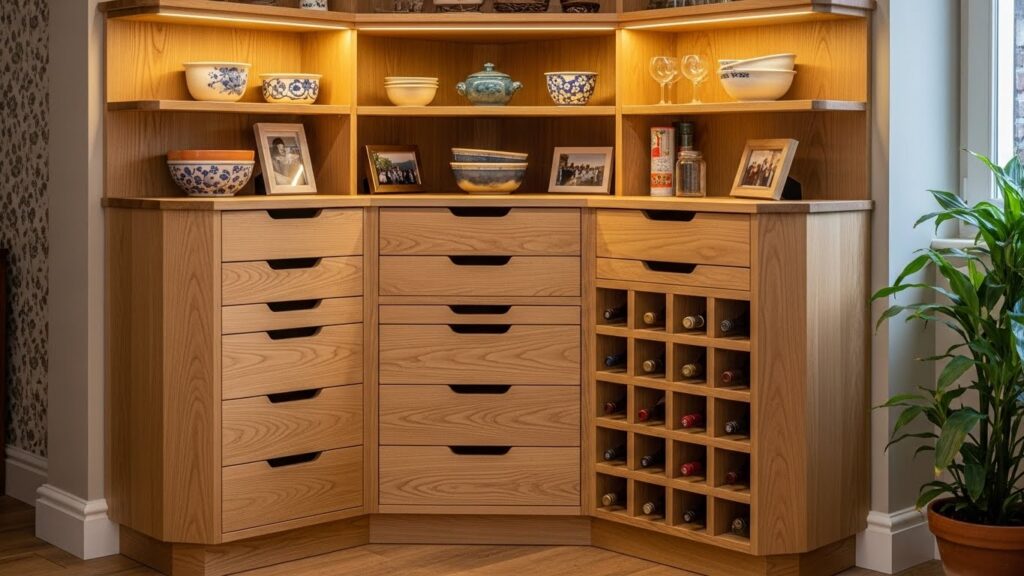 Custom Corner Cabinet Ideas