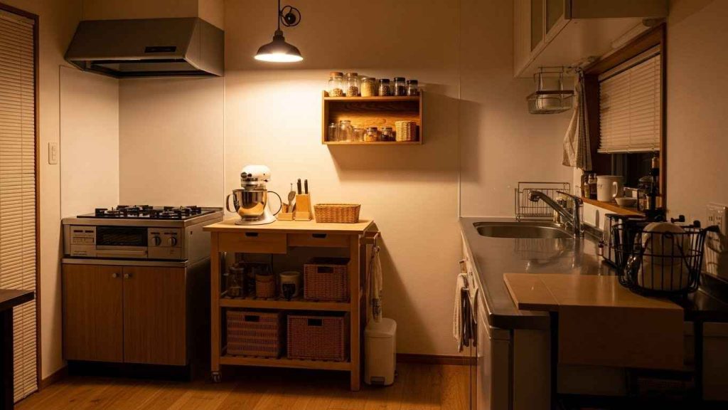 Custom Mini Kitchen Cart