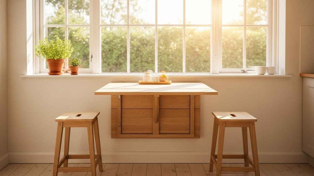 DIY Folding Dining Nook