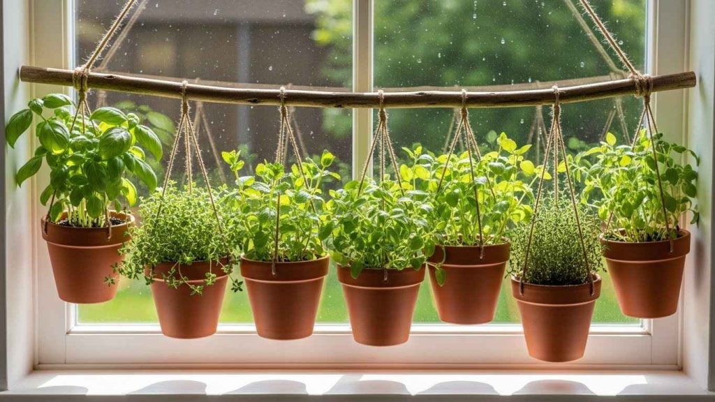 DIY Hanging Herb Garden