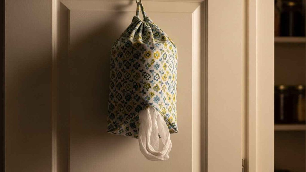 DIY Plastic Bag Dispenser
