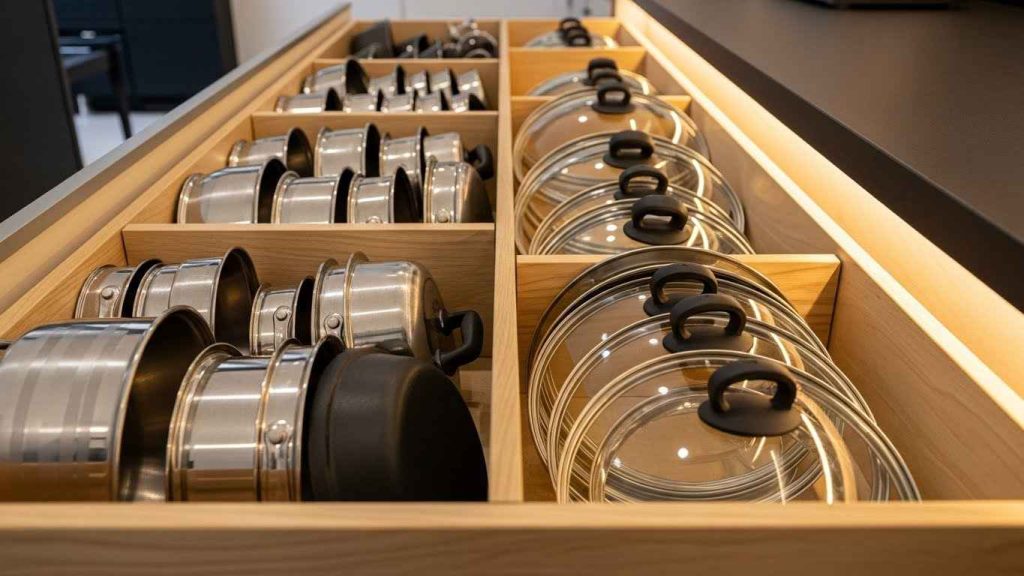 Deep Drawer Pot & Lid Organizers