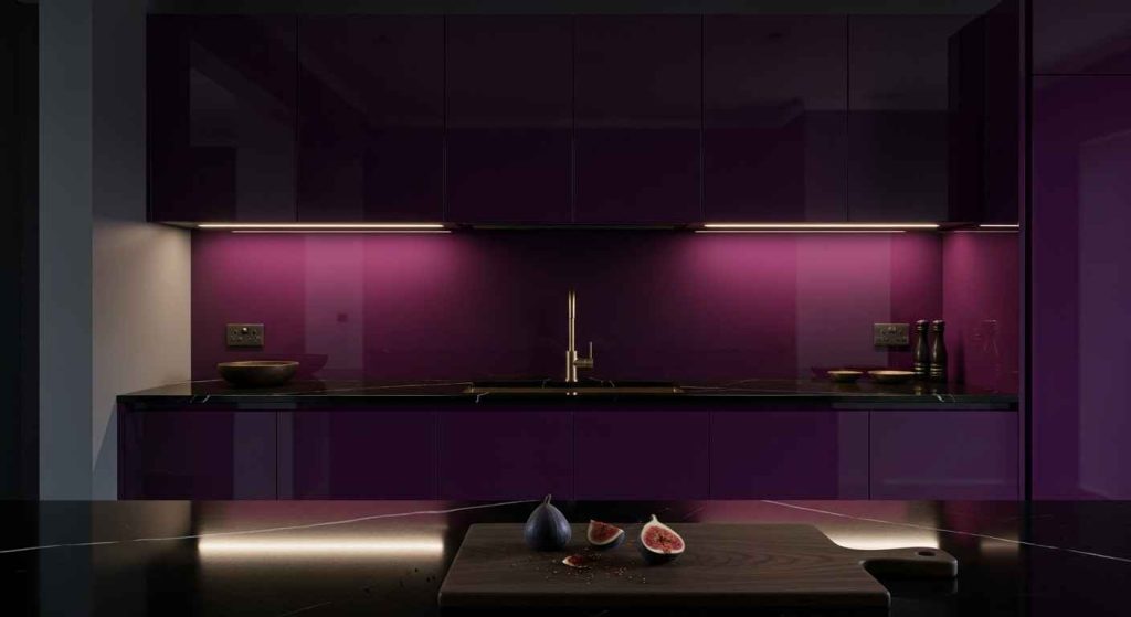 Deep Purple Lacquered Look