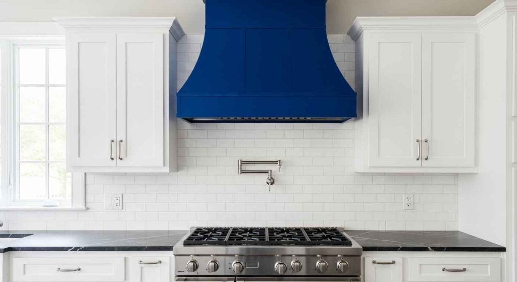 Deep Sapphire in the Range Hood