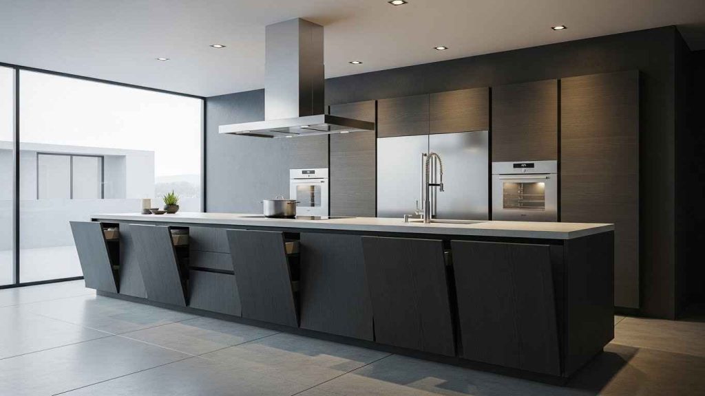 Diagonal Front Cabinets