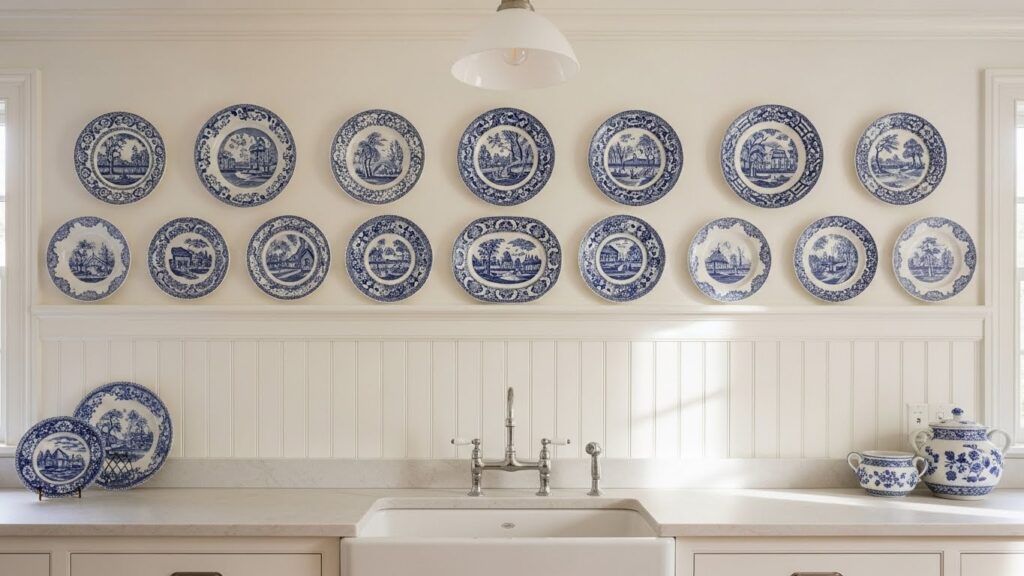 Displaying Heirloom Plates as Art