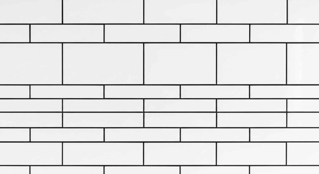 Dramatic Black Grout Contrast
