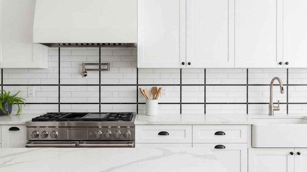 Dramatic Dark Grout Effects