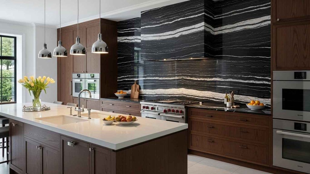 Dramatic Marble Veining