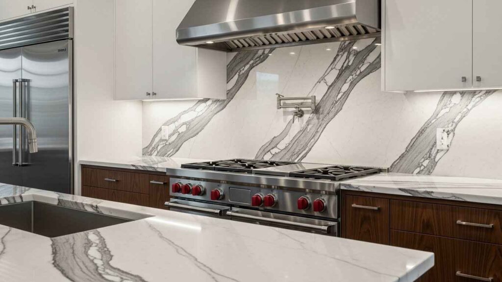 Dramatic Marble Veining