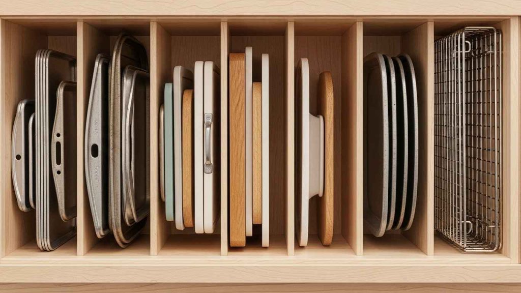 Drawer Dividers for Baking Sheets