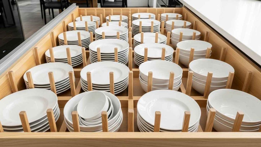 Drawer Peg Systems for Plates