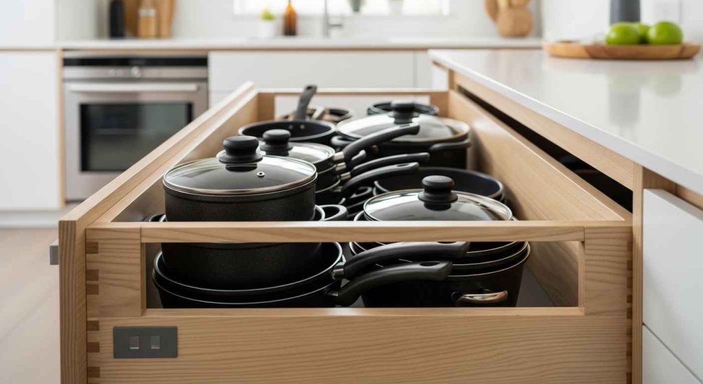 Drawers Dedicated to Cookware