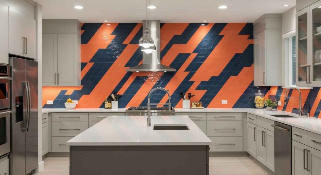 Dynamic Diagonal Color Stripes