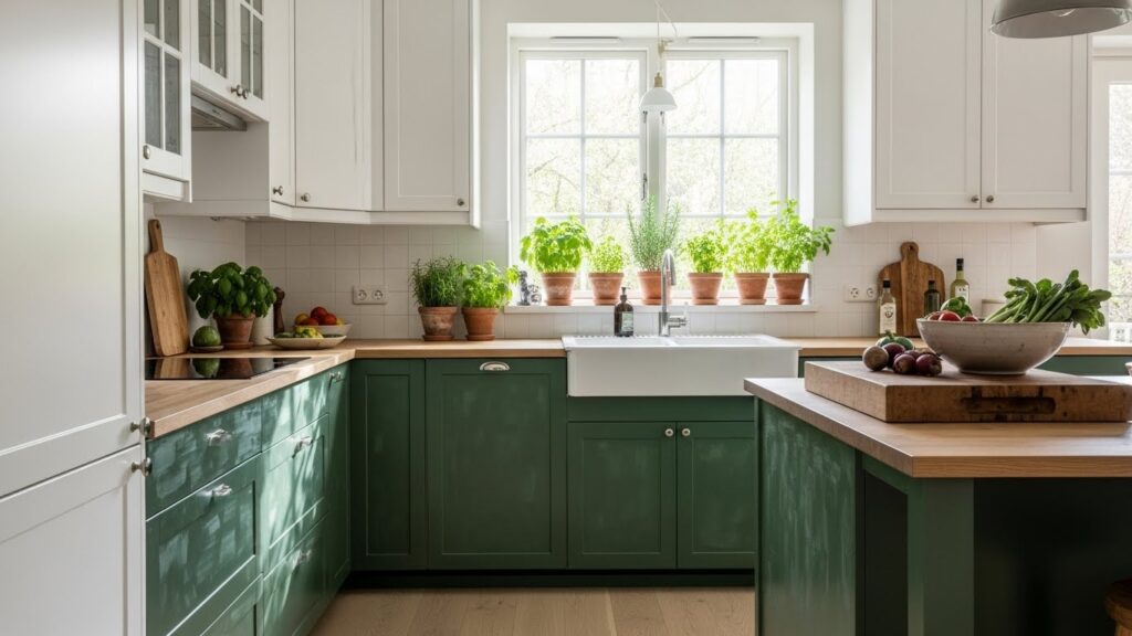 Earthy Green for a Natural Touch