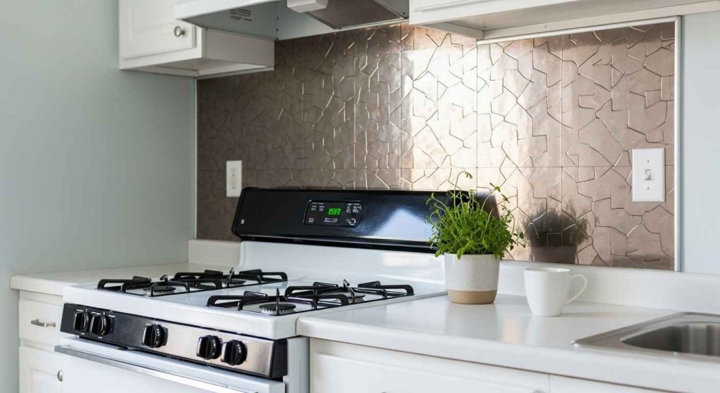 Easy-Clean Peel and Stick Backsplash