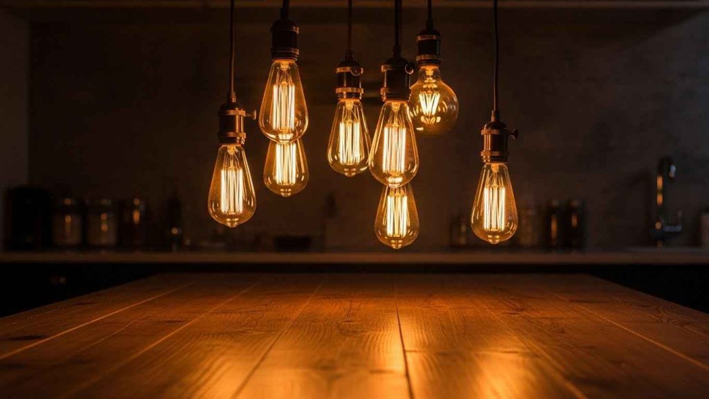 Edison Bulb Fixture Cluster