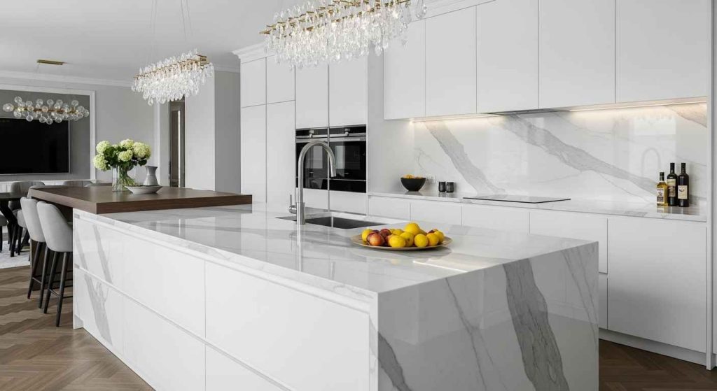 Elegant Marble Slab Sides
