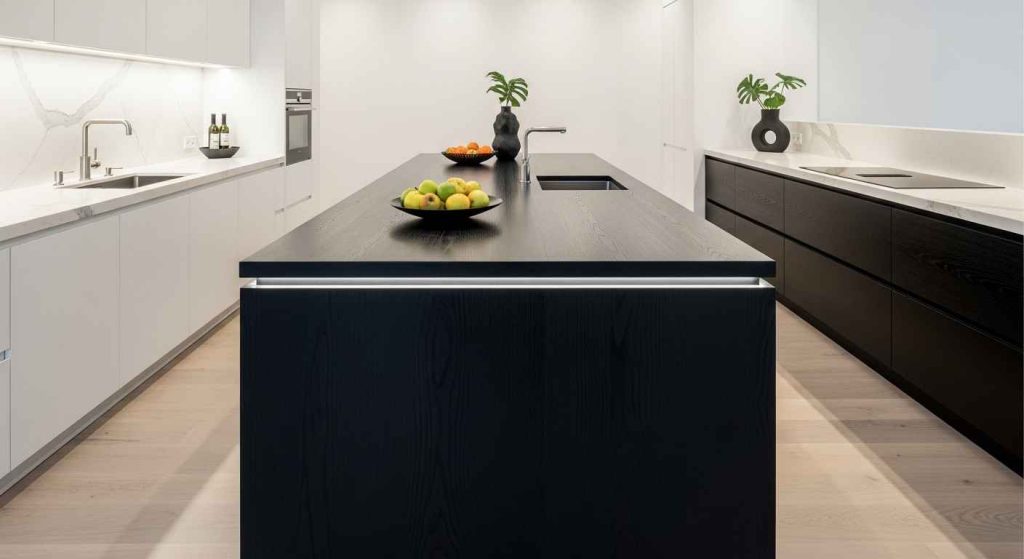 Elevated Contrasting Countertops