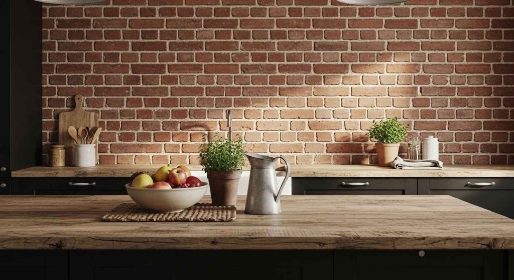 Exposed Brick Backing