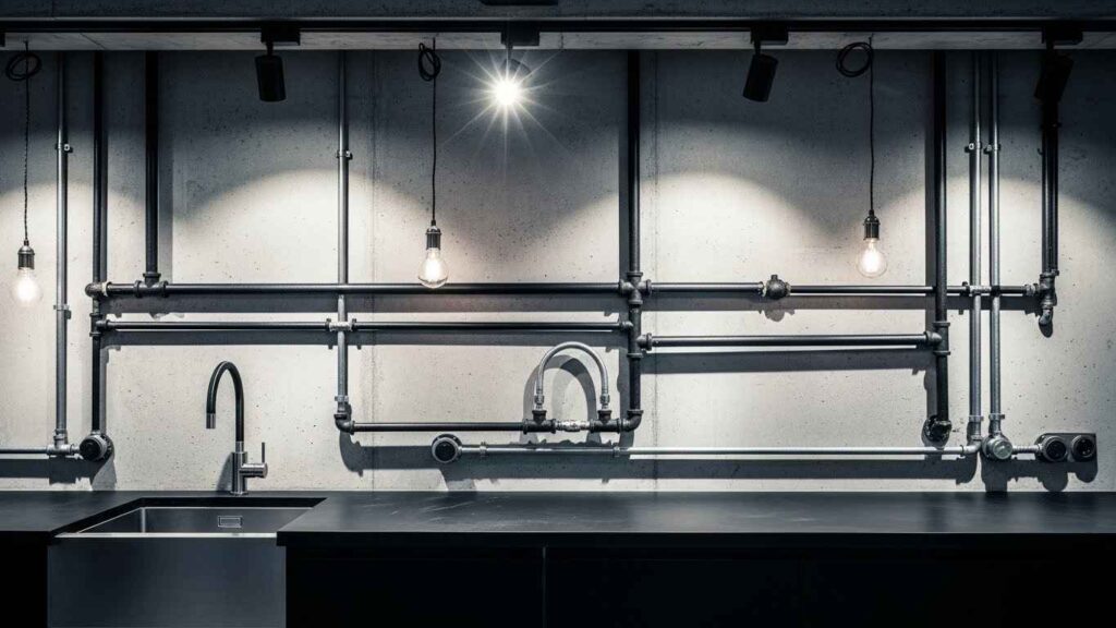 Exposed Pipe & Conduit Design