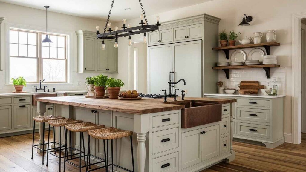 Farmhouse Fridge & Freezer Combo