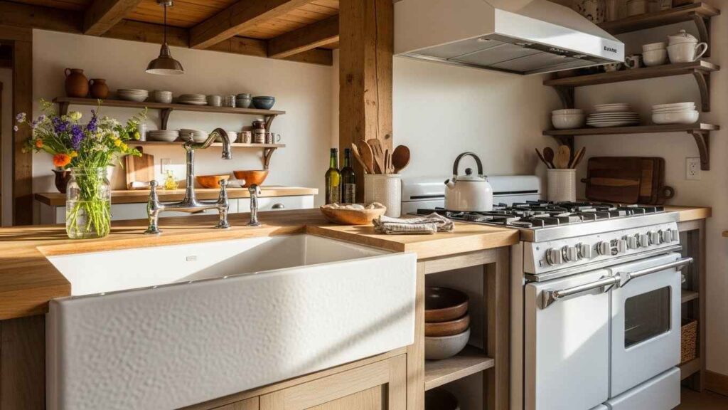 Farmhouse Sink & Stove Combo