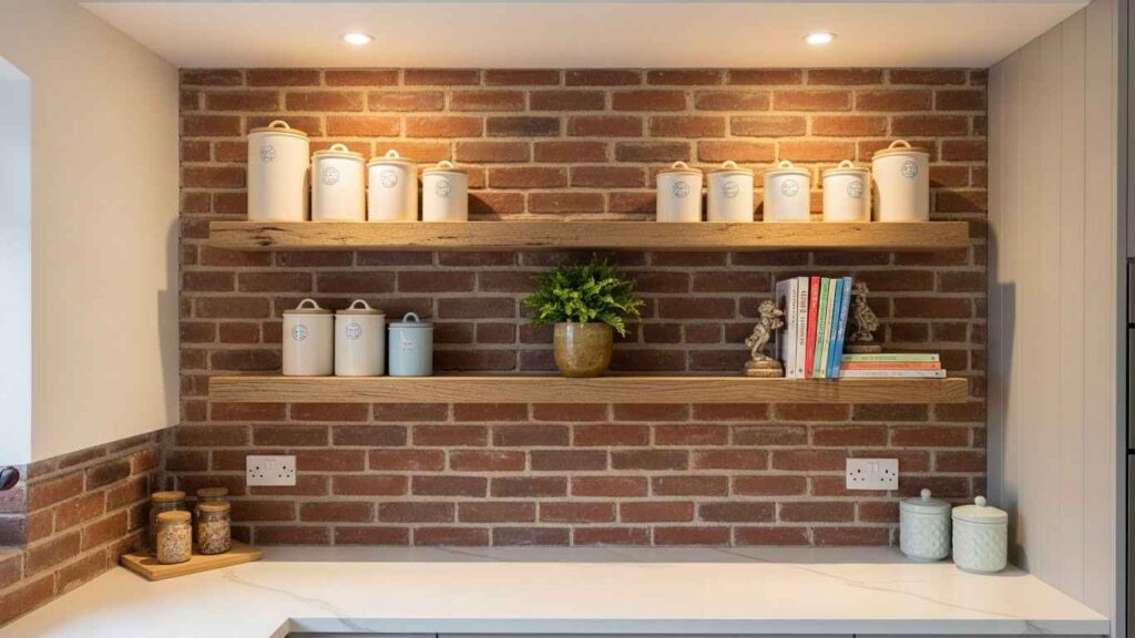 Floating Wooden Shelves