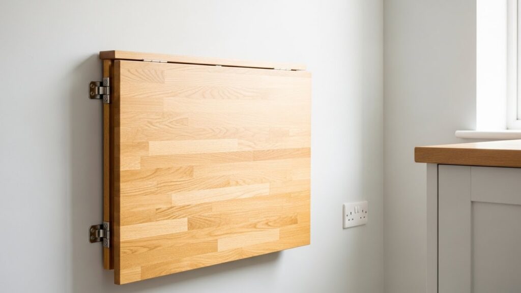 Fold-Down Wall-Mounted Table