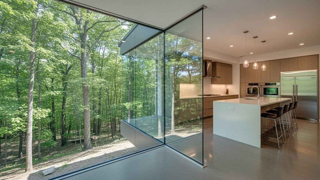 Frameless Glass Corner Units