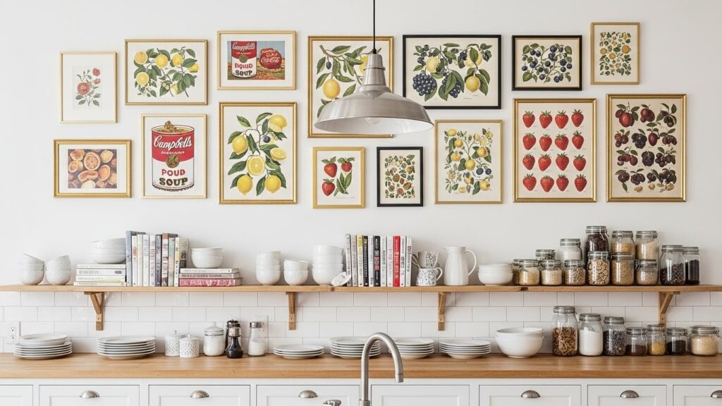 Framing Vintage Culinary Art