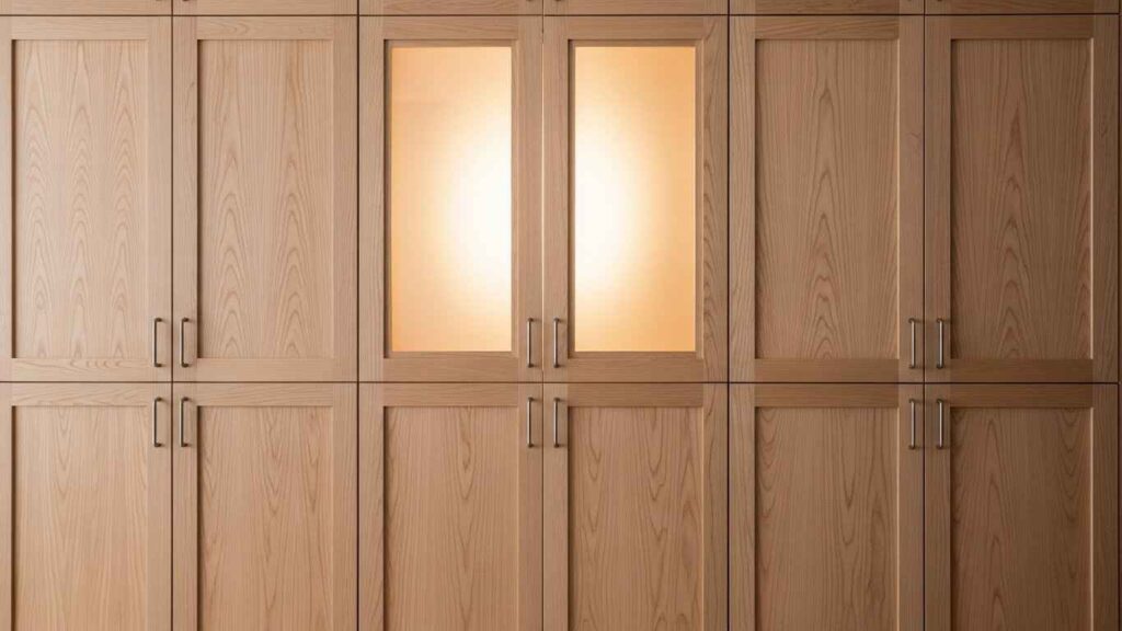 Frosted Glass Cabinet Inserts