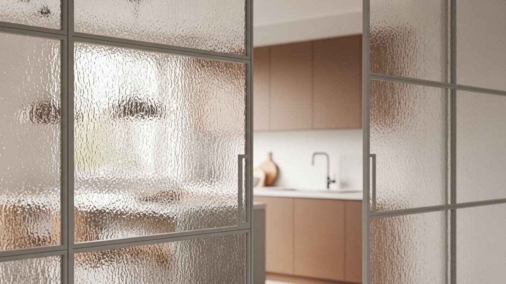 Frosted Glass Panel Partitions