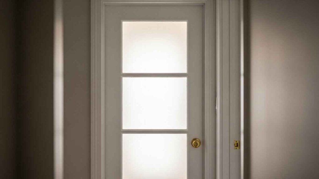 Frosted Glass Pantry Doors