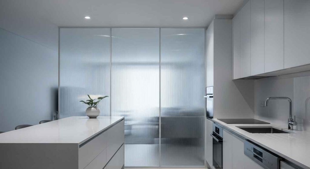 Frosted Glass Partitions