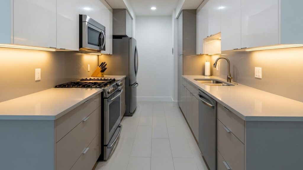 Galley Kitchen Countertop Strategies