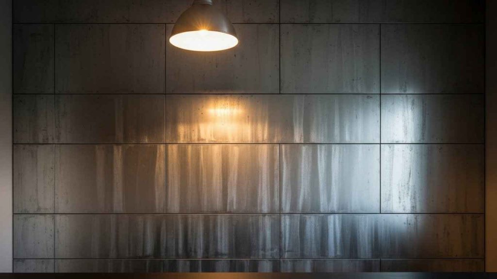 Galvanized Steel Accent Wall