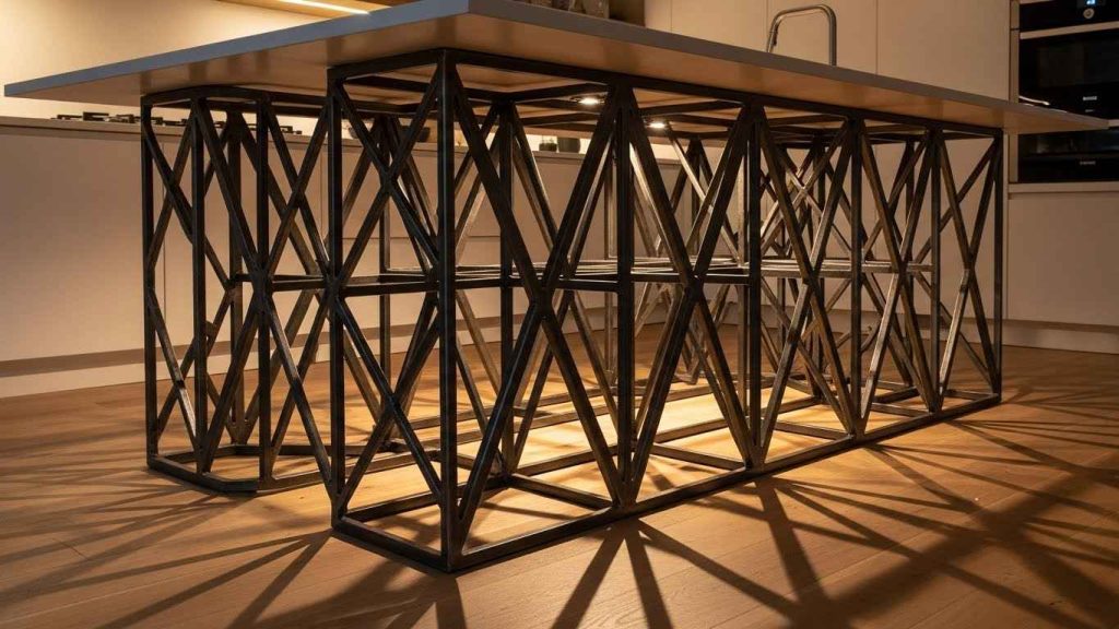 Geometric Metalwork Legs