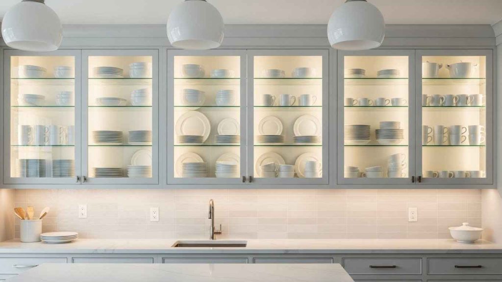 Glass-Front Cabinet Elegance