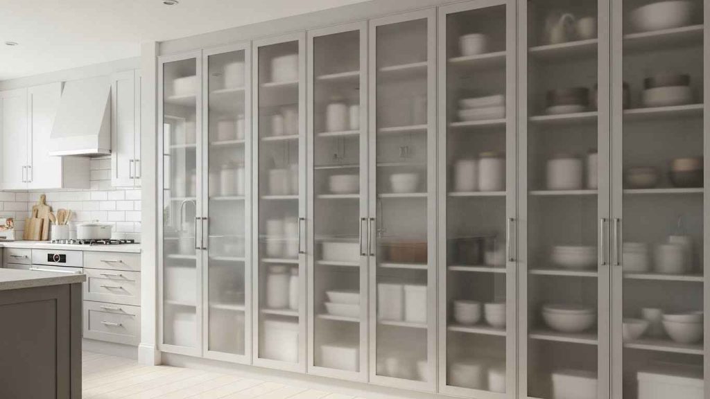 Glass-Front Pantry Cabinet Ideas