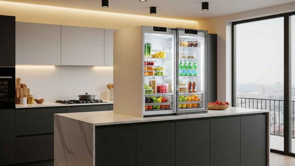 Glass-Front Showcase Fridge