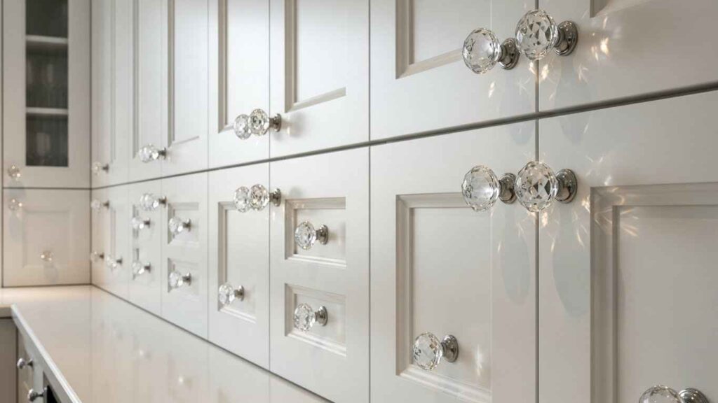 Glass-Handle Cabinet Hardware